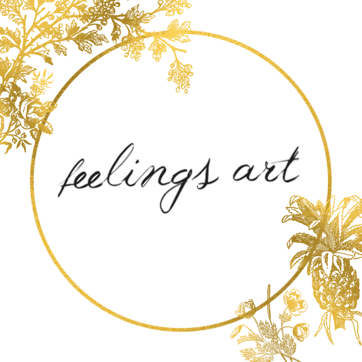 شعار بعنوان (feelings art)