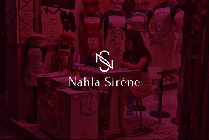 Nahla sirene logo design