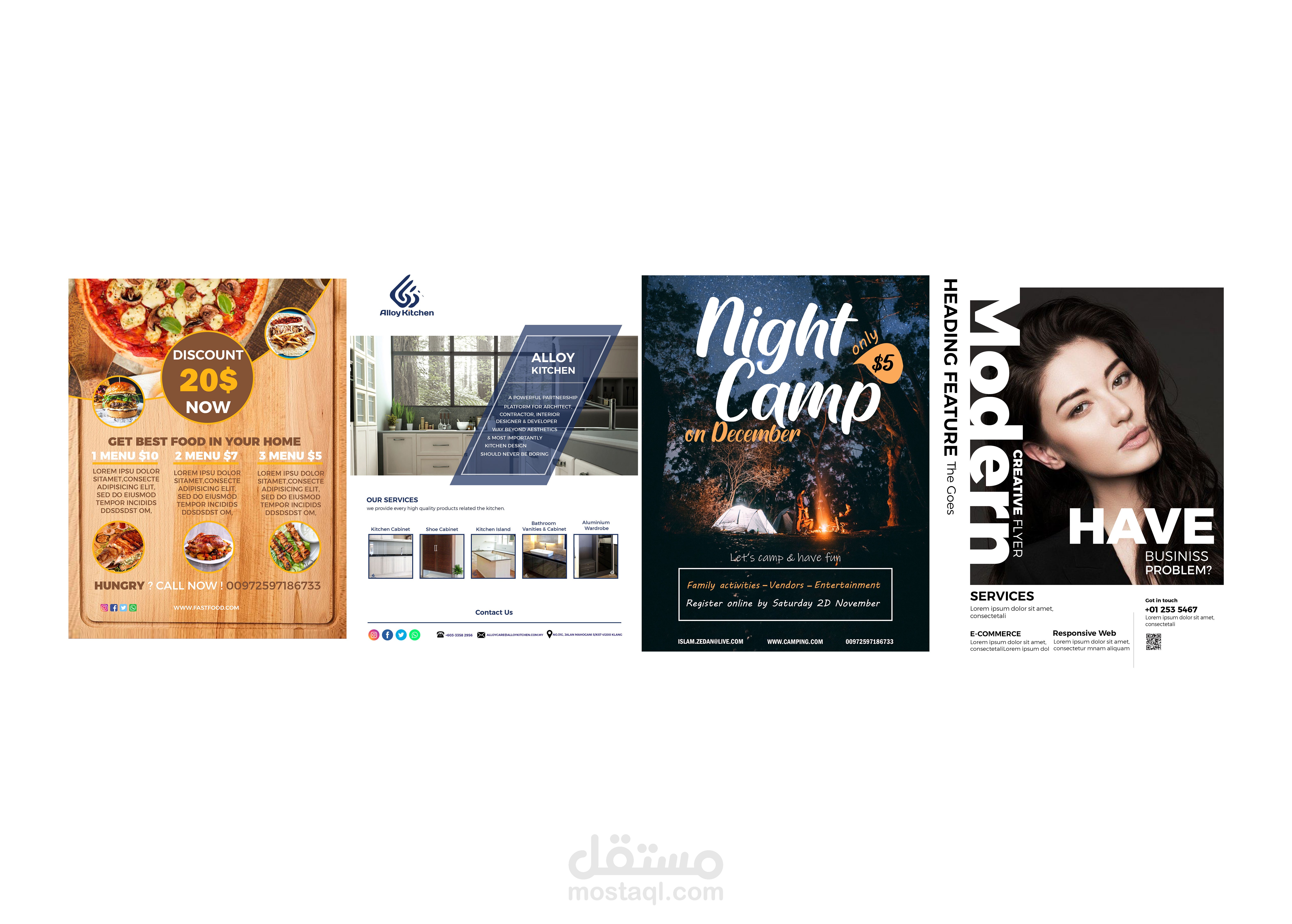 flyer and poster design تصميم فليرات وبوسترات