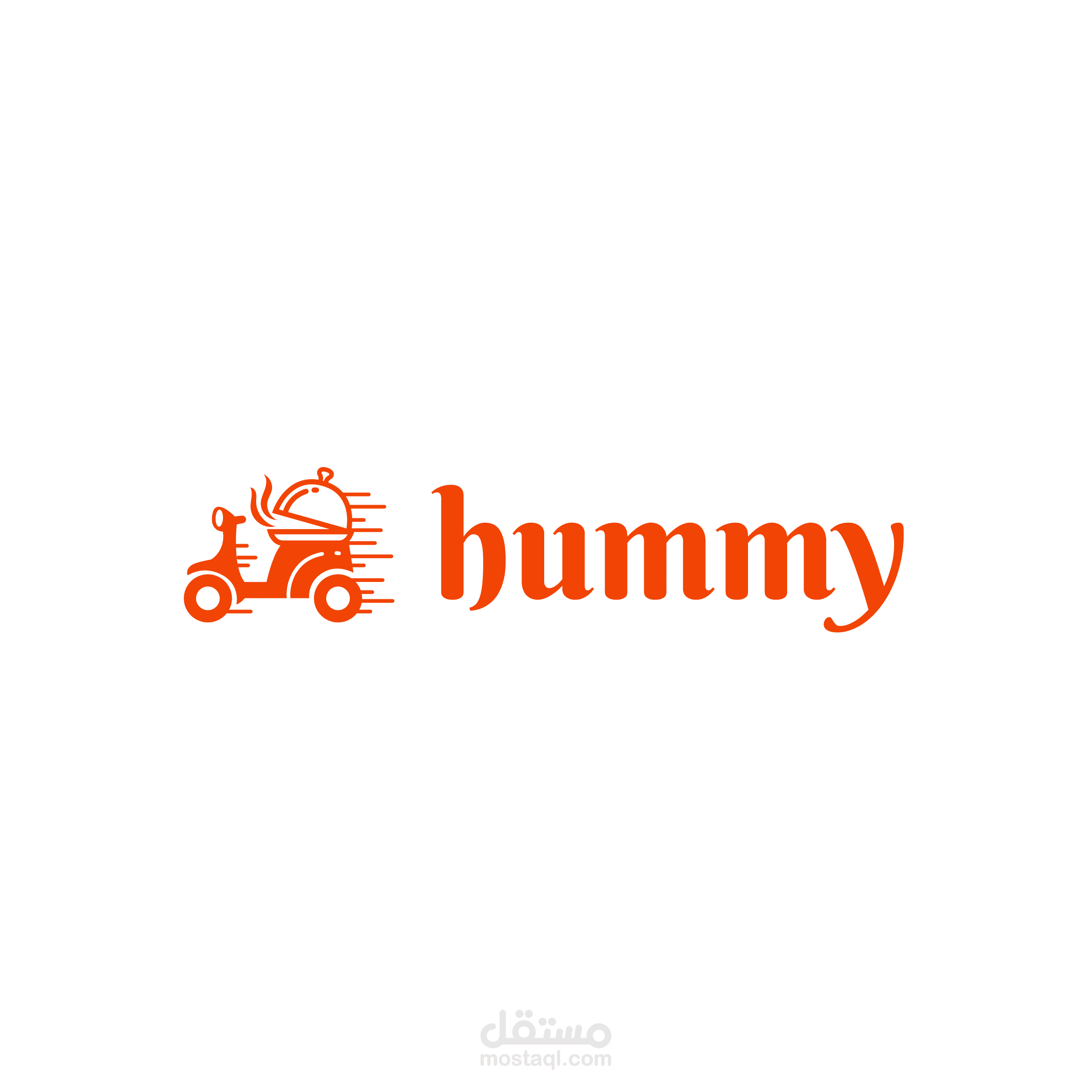 شعار مطعم توصيل طلبات : hummy