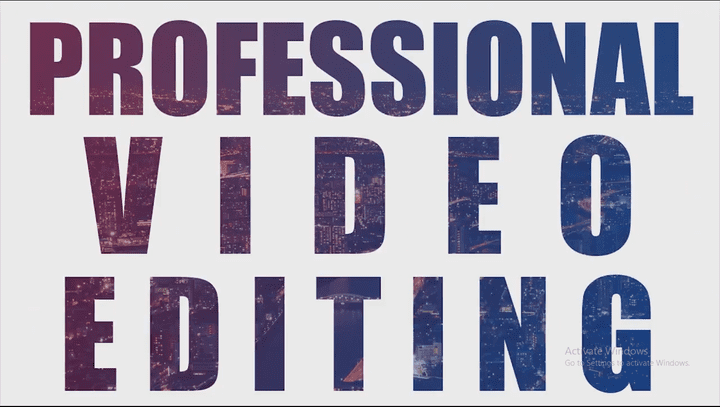 تحرير فيديو احترافي Professional Video Editing