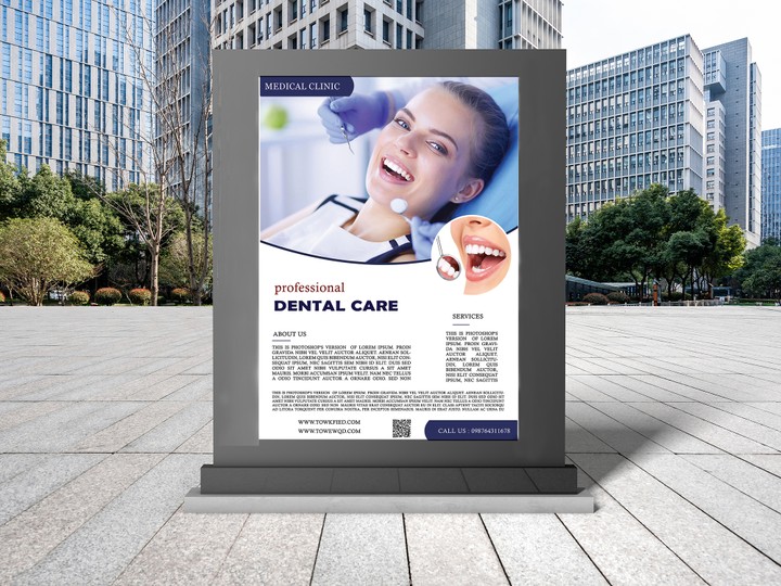 Advertising for dental clinic