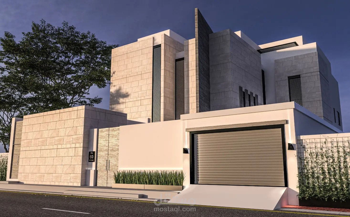 تصميم واجهة حديثه مع مدخل