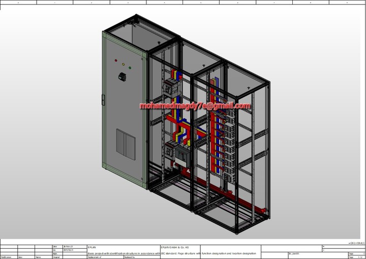 Electrical Panel design by EPLAN