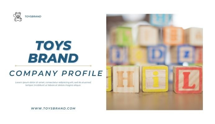 كتابة بروفايل(ملف تعريفي) شركة سمة اللعبة Toys Brand
