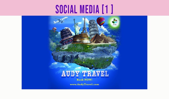 Design social media posters- Audy Travel Agency