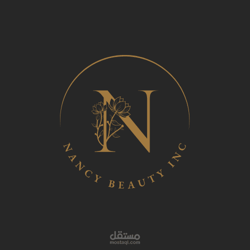 تصميم كذا لوجو باسم Nancy beauty