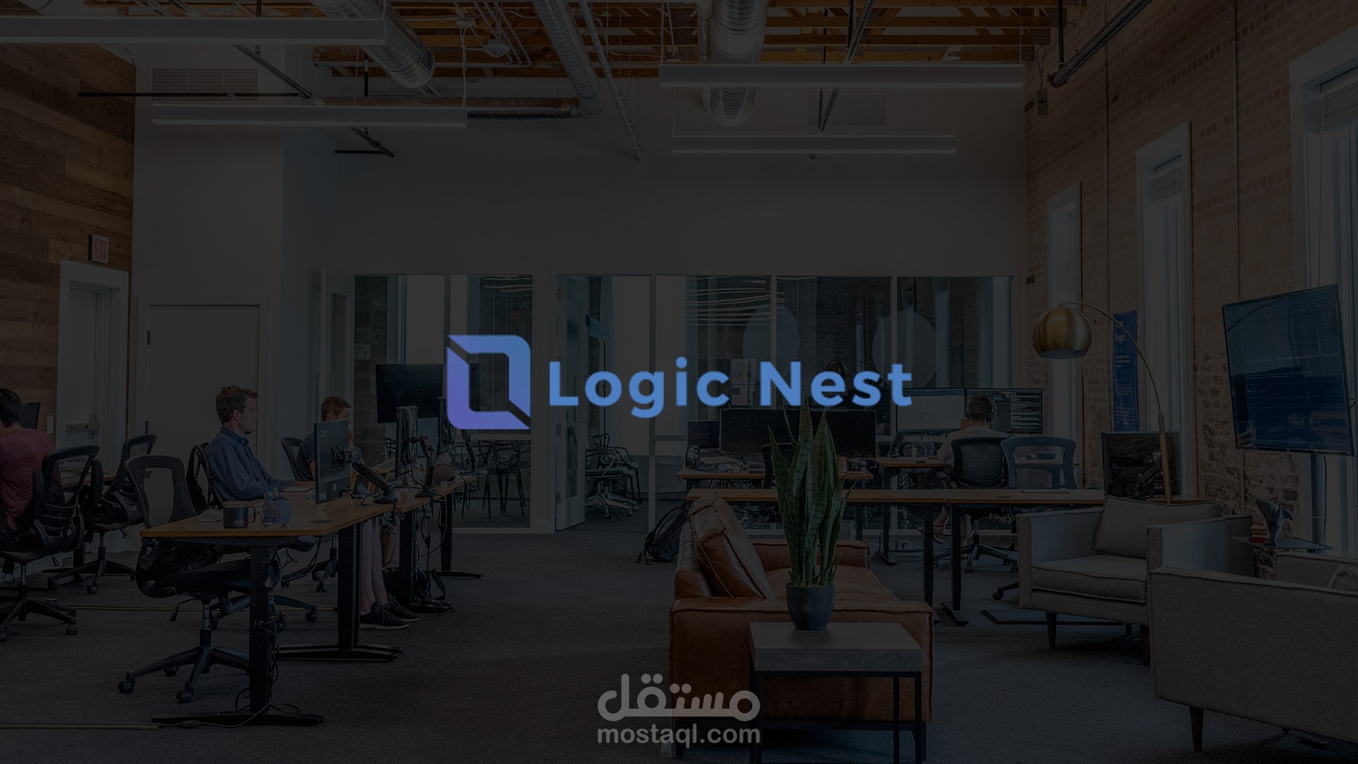 تصميم شعار لشركة Logic Nest