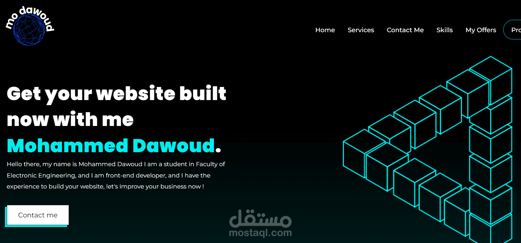 amazing personal website