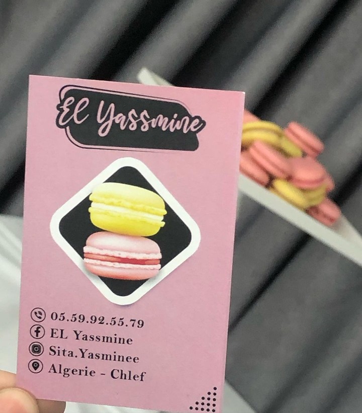 El Yassmine - Bakery Business Card