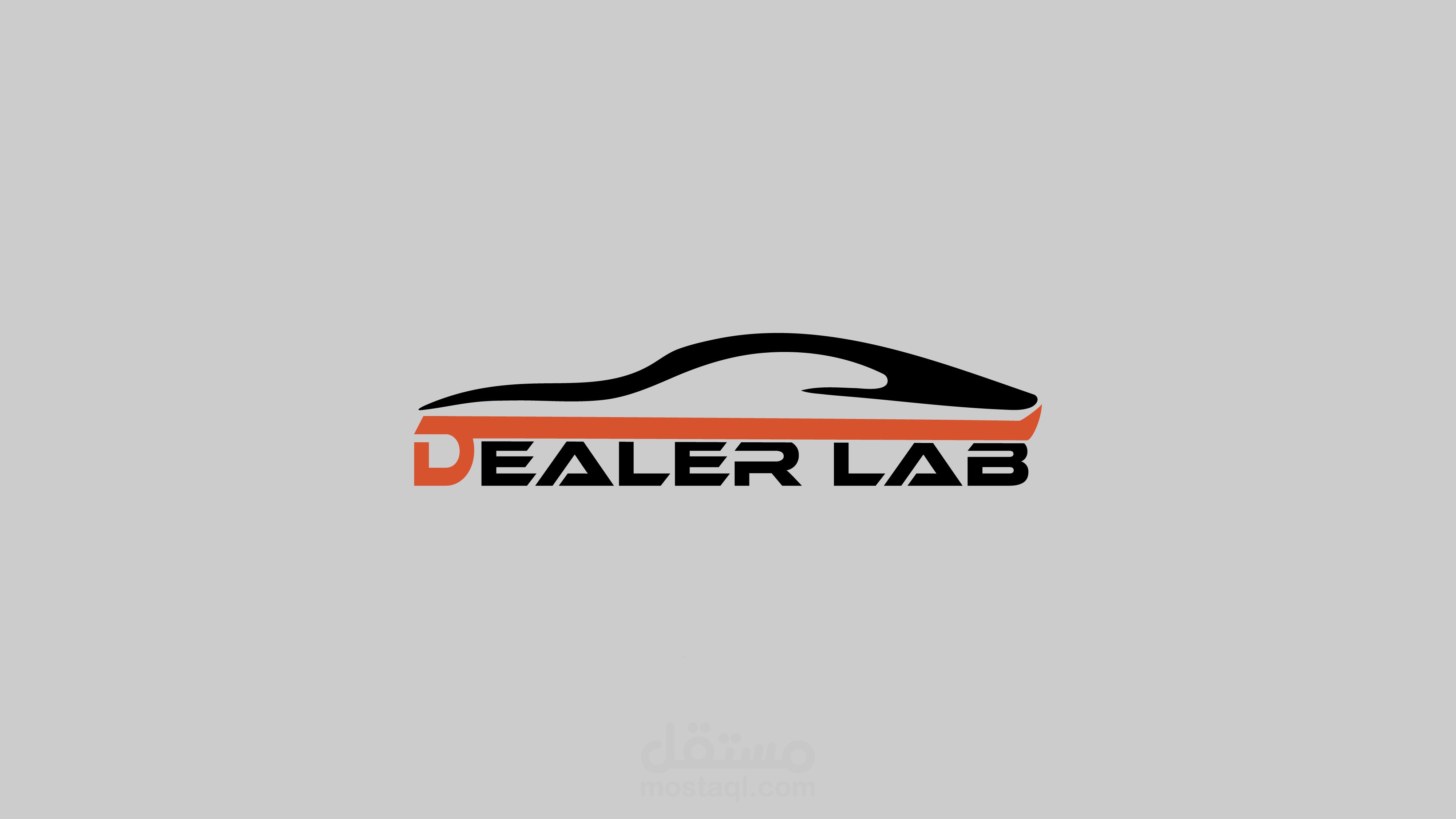 شعار لشركة سيارات DEALER LAB