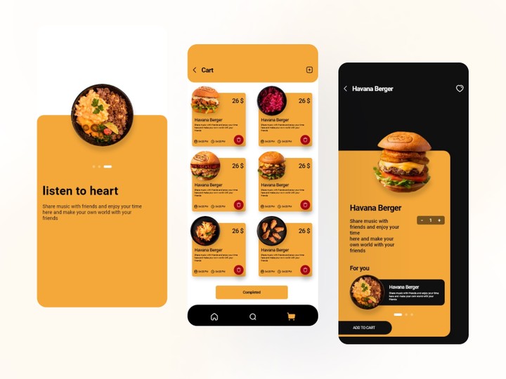 Restaurant Ui Design App