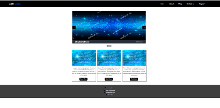 LightCode website