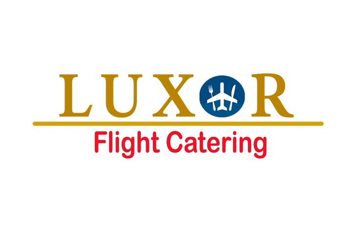 (LUXOR -Flight Catering) Logo & Slogan