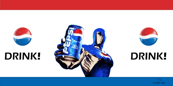 Banner Marketing for PEPSI(pepsi man)