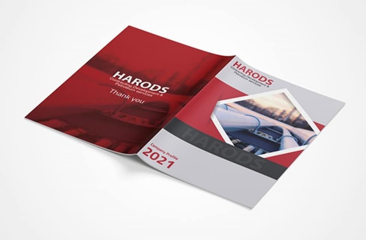 Catalog design for Harrods Saudi Arabia