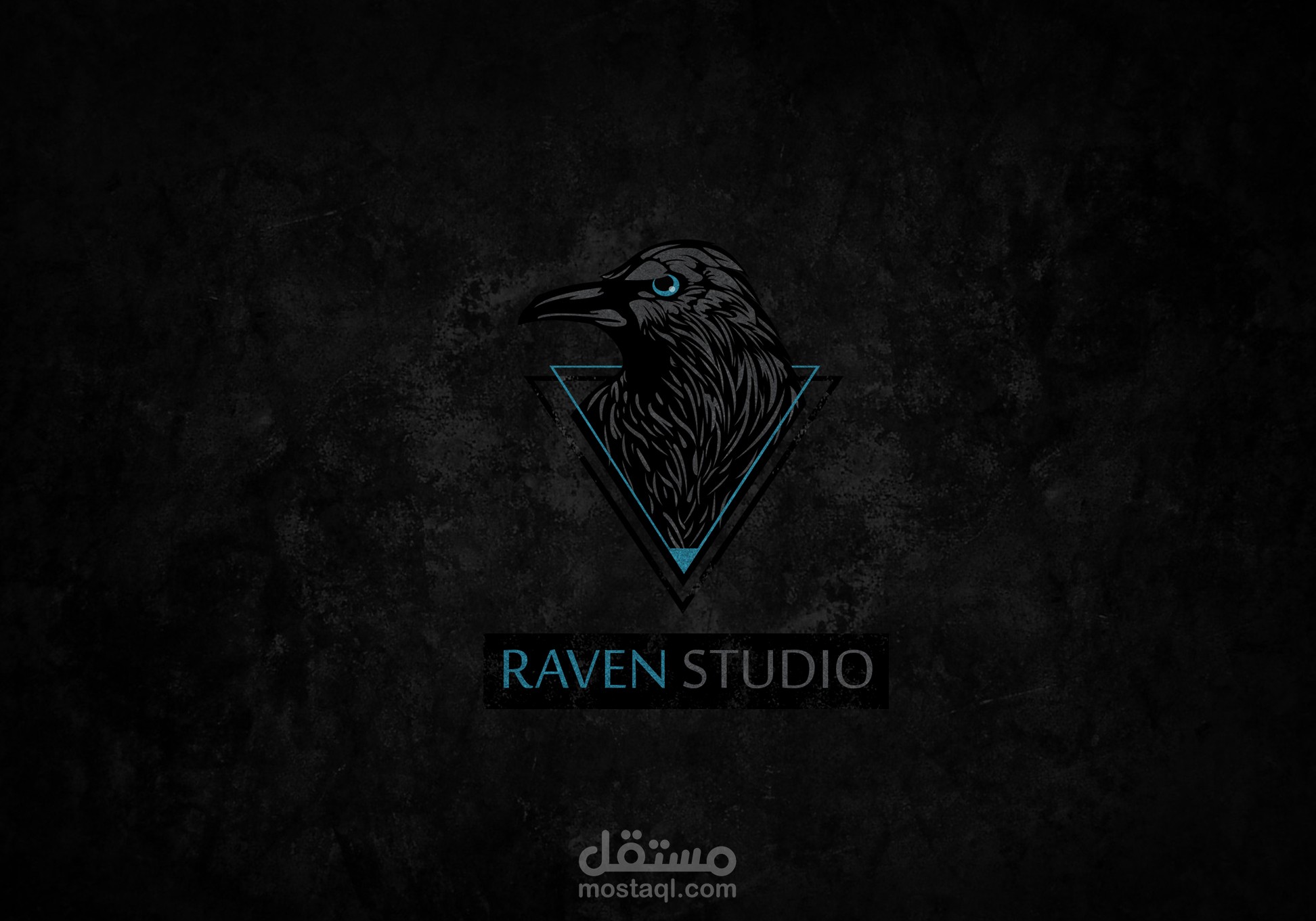 هوية شعار مع عمل فيديو انيمشين RAVEN STUDIO