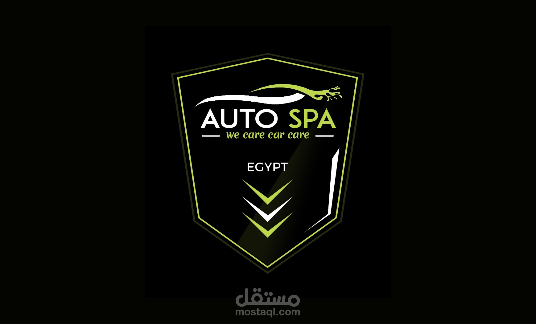 هوية شعار مع عمل فيديو انيمشين و بوسترات سوشيال ميديا AUTO SPA