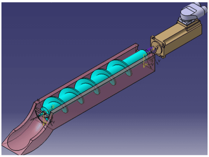 Archimedes screw turbine