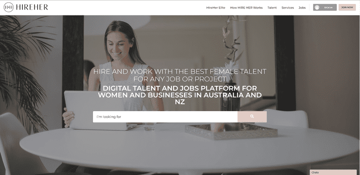 HIREHER | HIRE AND WORK WITH THE BEST FEMALE TALENT FOR ANY JOB OR PROJECT