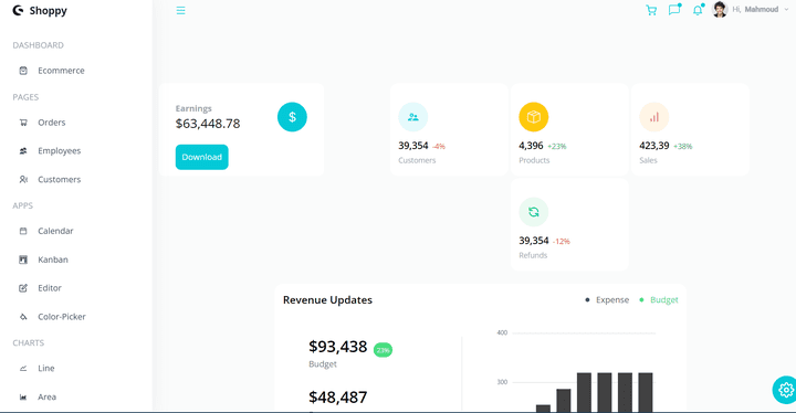 Admin Dashboard