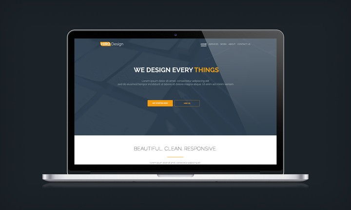 Creative Agency (Flat design)