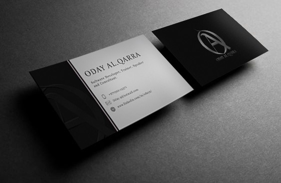 logo &business card للمهندس عدي القرا