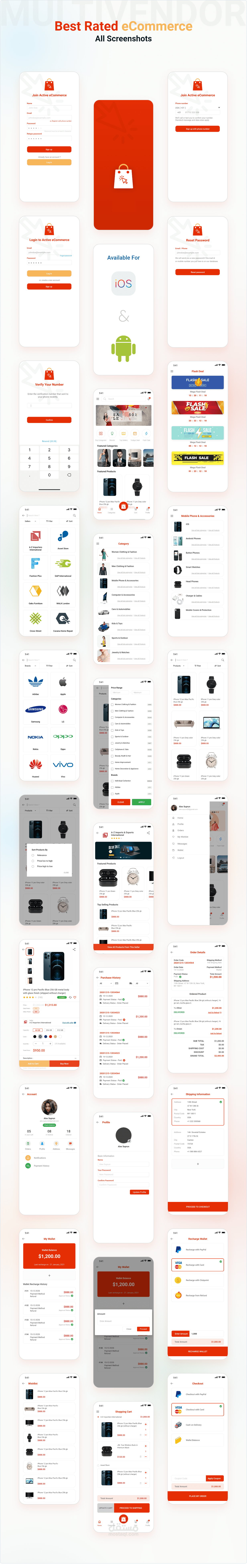Complete eCommerce Flutter App with admin panel