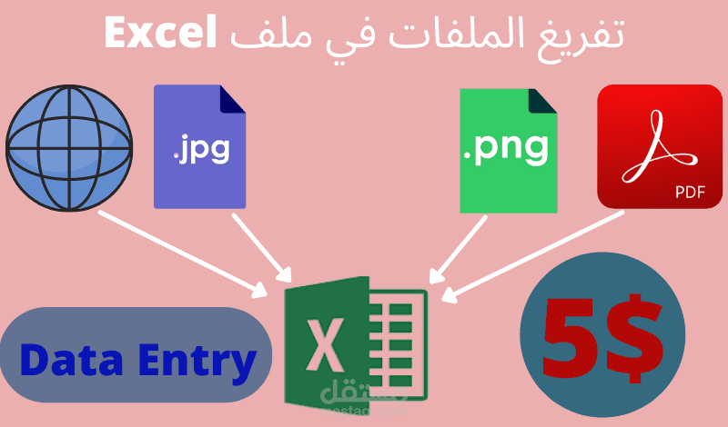 تفريغ ملومات موقع من ملف اكسل