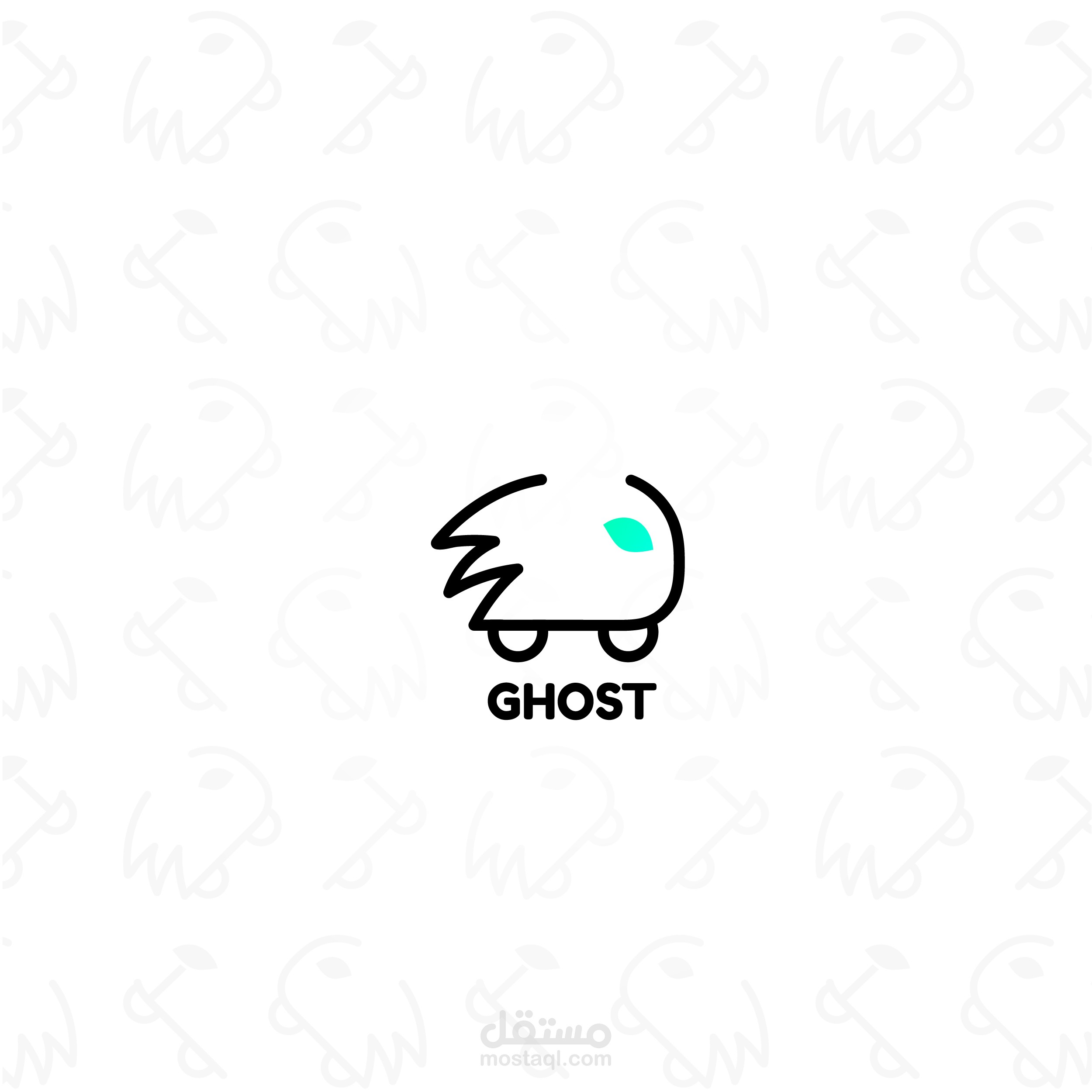 تصميم لوقو لمتجر ghost