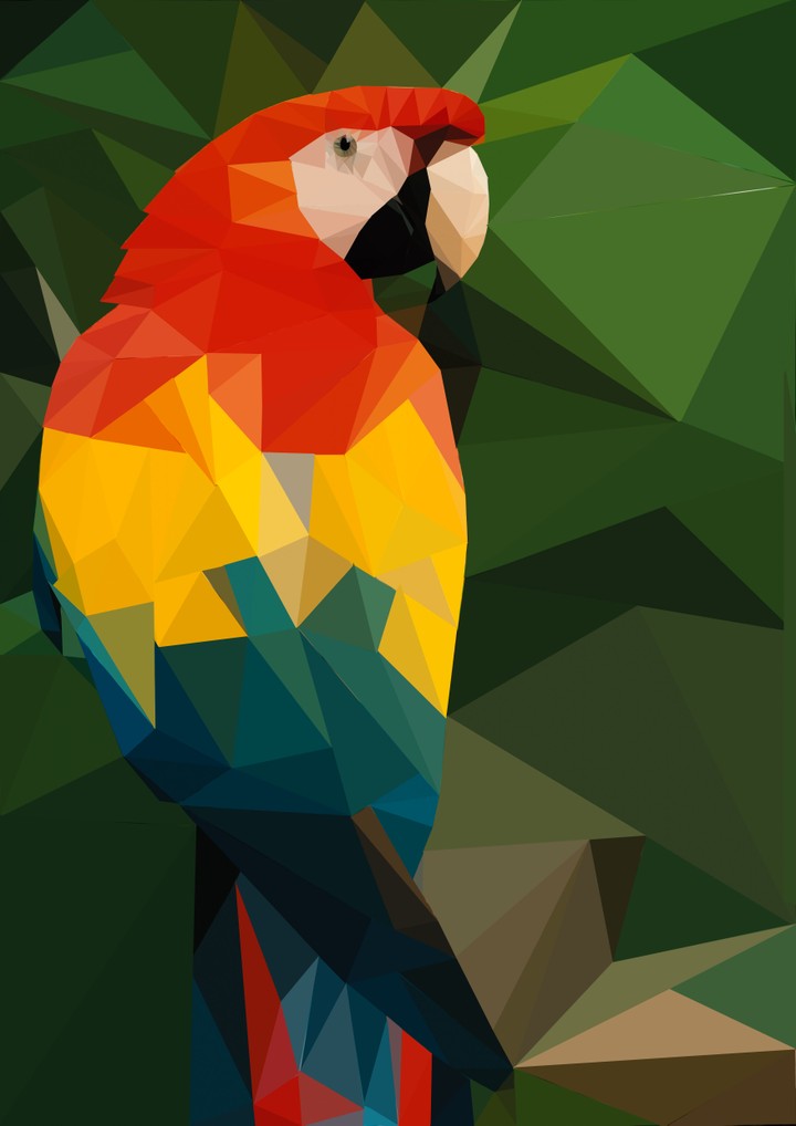 low poly art