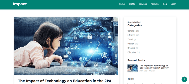 تطوير موقع لمقالات مع نظام إدارة للمستخدمين والتعليقات