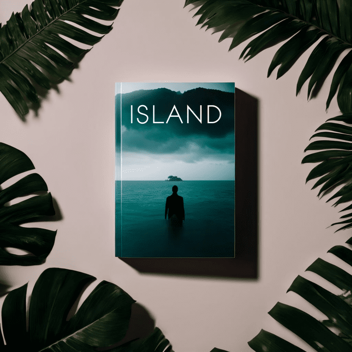 تصميم غلاف كتاب بإسم island