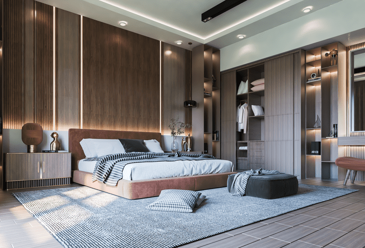 Interior design for Master Bedroom