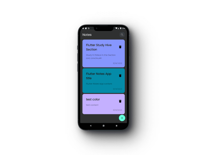 Notes app