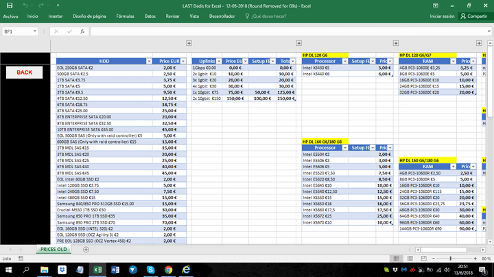 excel data sheet 2