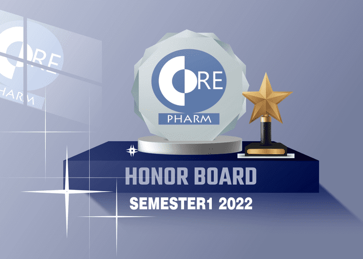 motion graphic core pharm honor board