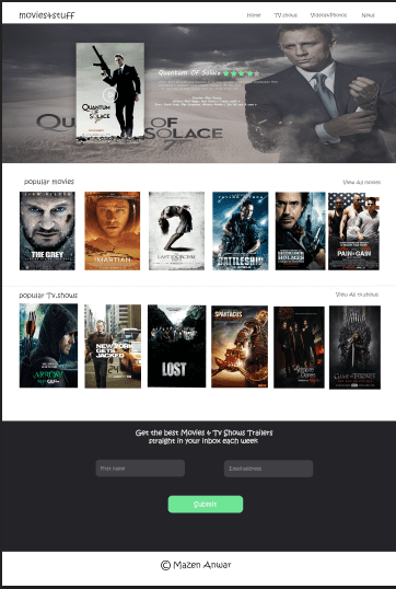 movie and tv shows site