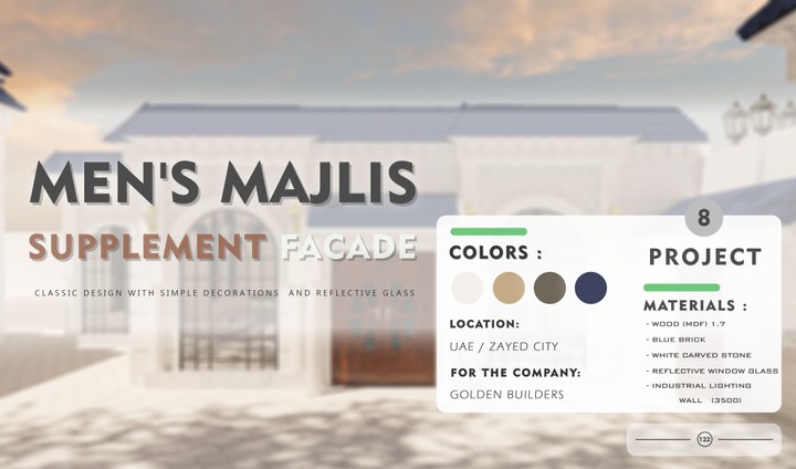 Majlis facade classic design