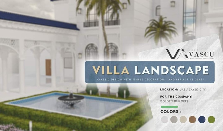 Villa landscape design