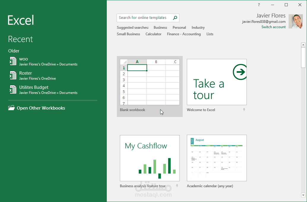 إنشاء لوحة تفاعلية مبسطة باستخدام برنامج Excel