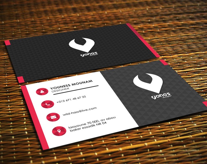 تصميم بطاقت اعمال شخصية "business card"