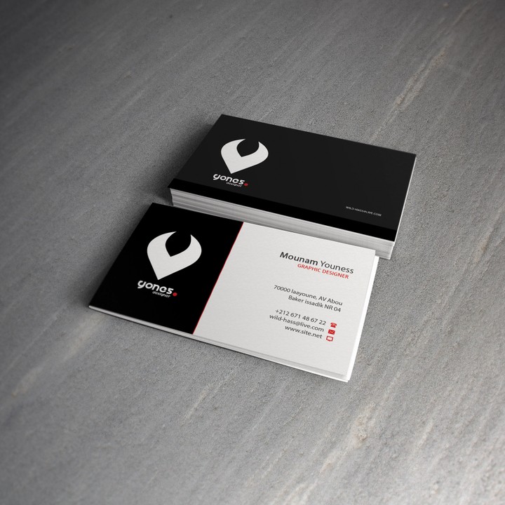 تصميم بطاقت اعمال شخصية "business card"