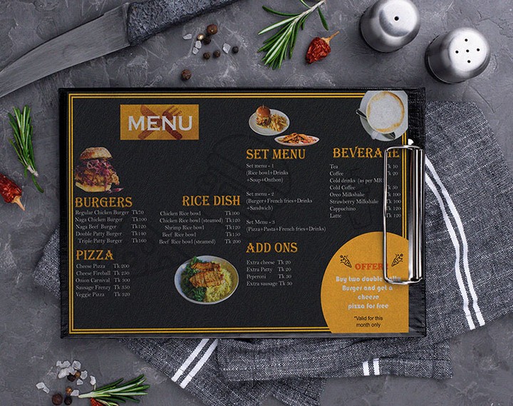 Restaurant Menu