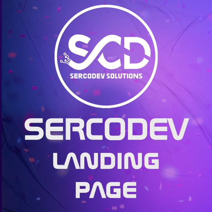 Sercodev صفحة هبوط لشركة