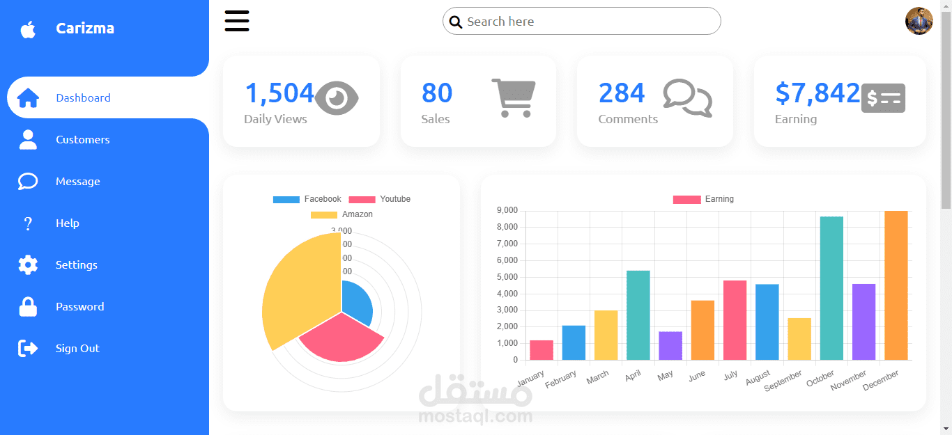 Admin Dashboard