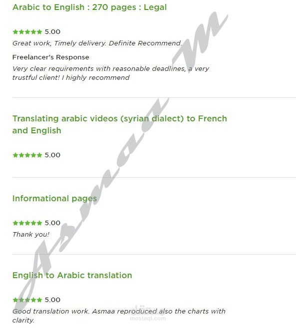 AR EN TRANSLATION | مستقل