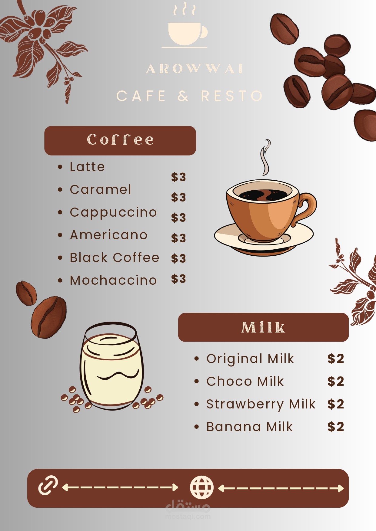 menu coffee