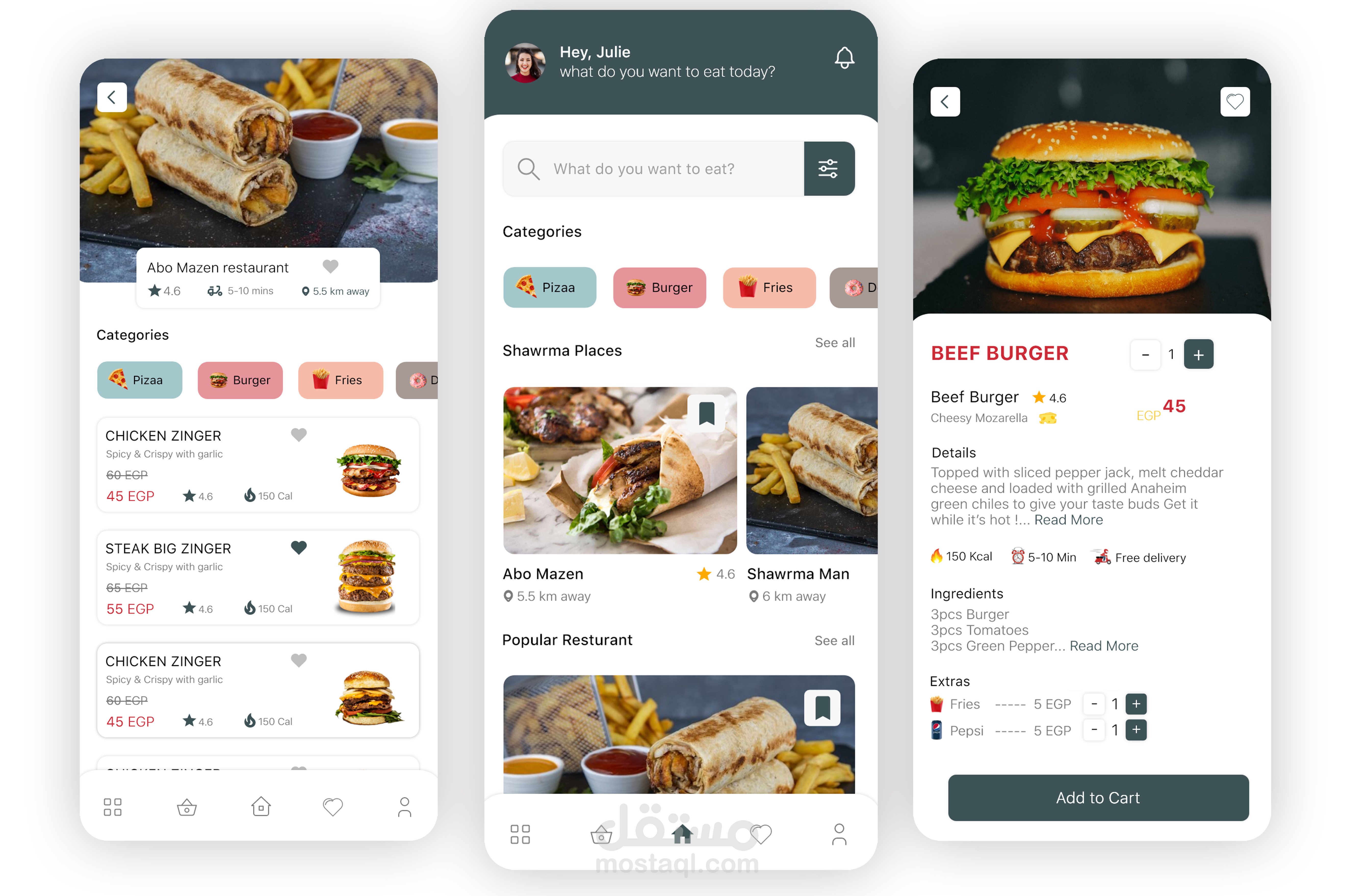 Food App UI/UX Design