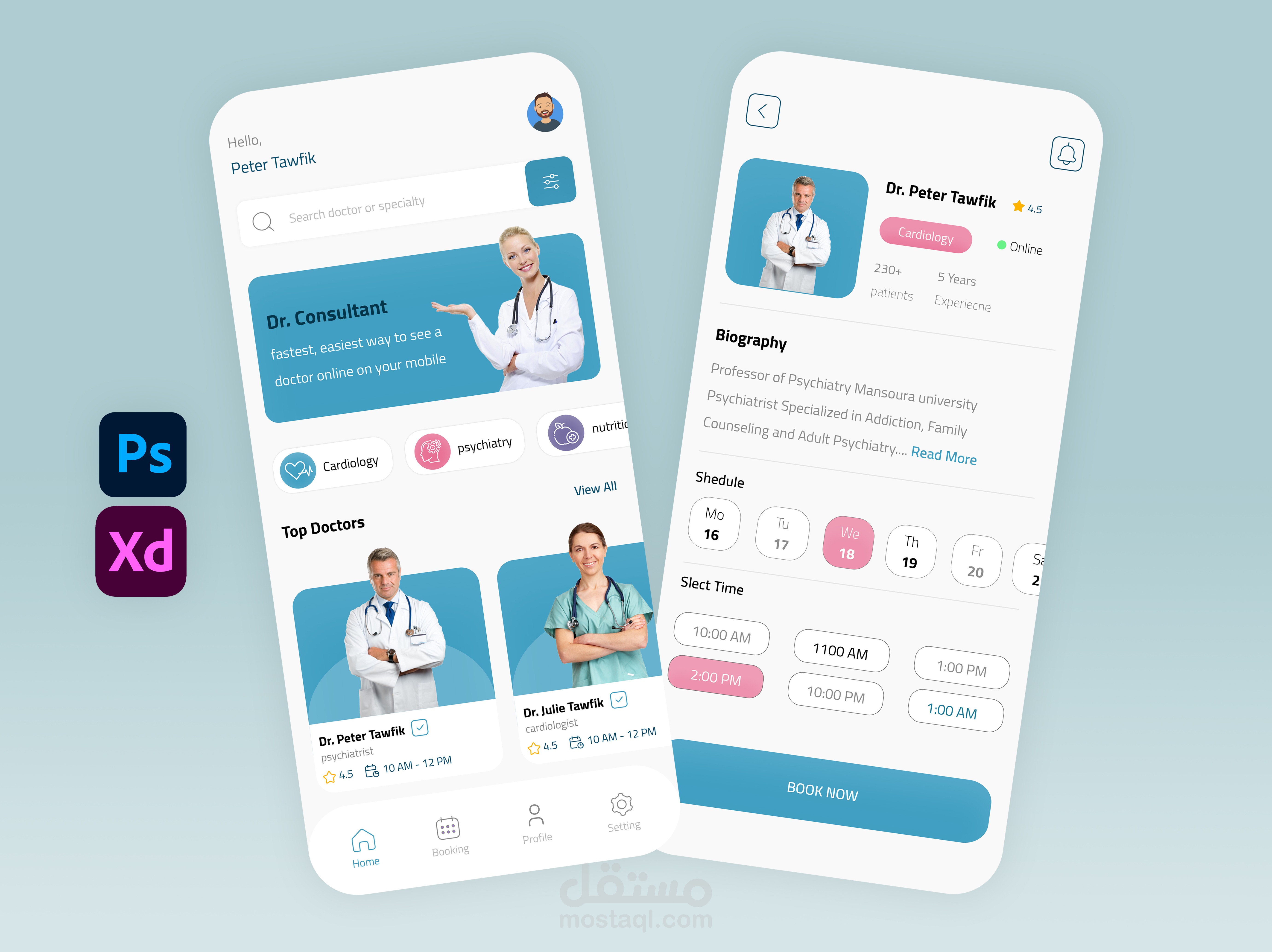 Dr-Consultant App UI/UX Design